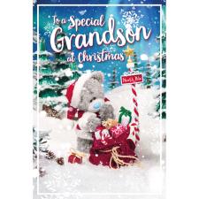 3D Holographic Special Grandson Me to You Bear Christmas Card Image Preview